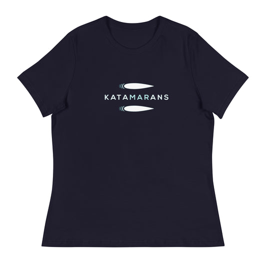 Katamarans Women's Relaxed T-Shirt - Navy